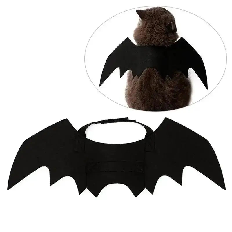 Cat Bat Wing Costume Accessory with Adjustable Straps