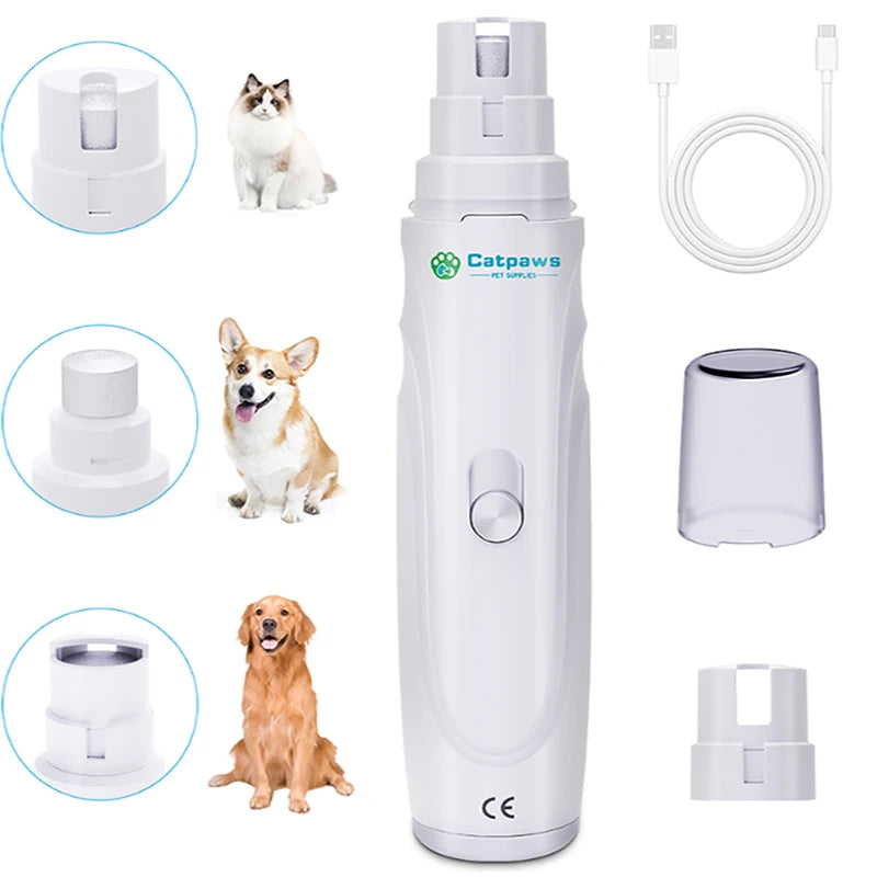 Rechargeable Electric Pet Nail Grinder for Dogs and Cats