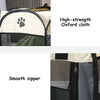 Foldable Oxford Cloth Pet Playpen with Mesh Roof