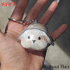 Pendentif Capsule Souvenir en Fourrure de Lapin