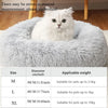 Lit pour animaux en peluche rayé et douillet