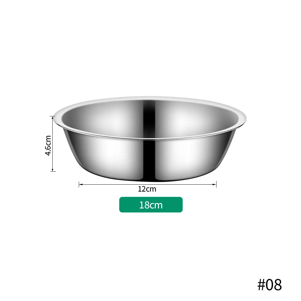 Stainless Steel Pet Food Bowl for Dogs and Cats
