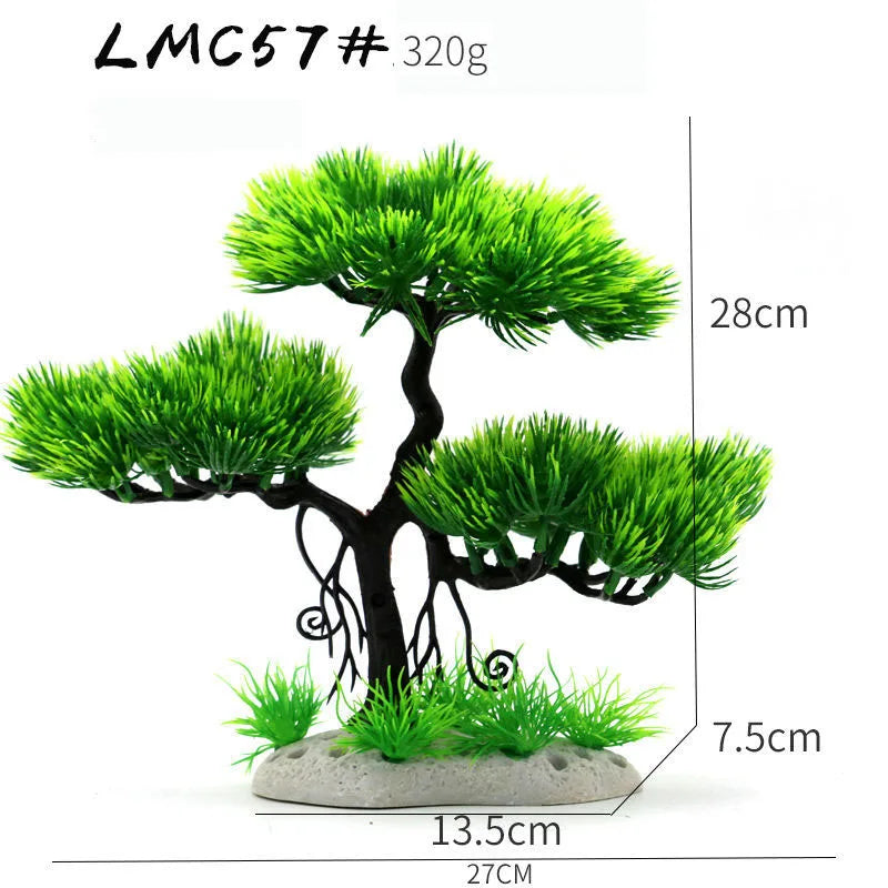 Aquarium Decor: Simulation Plants and Landscaping Ornaments