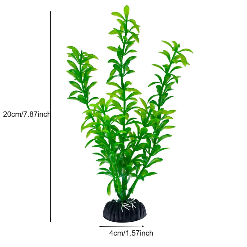 Realistic Artificial Aquarium Plants for Fish Tank Décor
