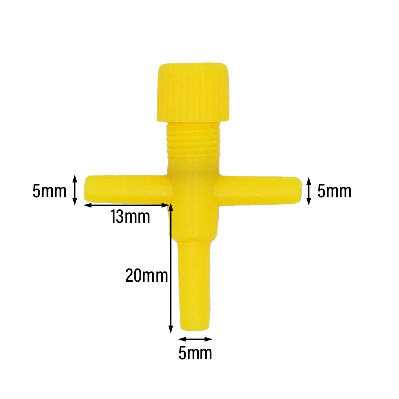 Valves de Régulation de Débit d'Air pour Aquarium (Lot de 10)