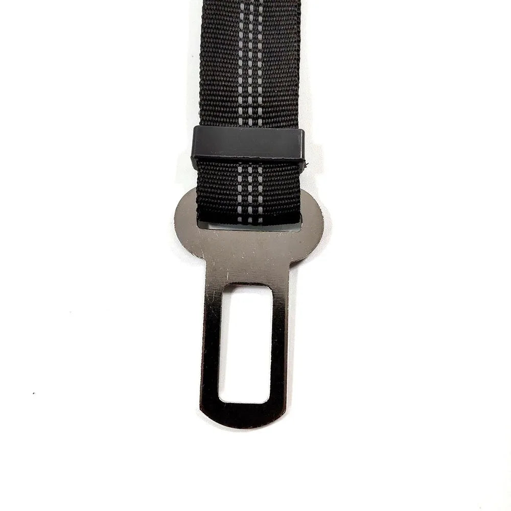 Reflective Adjustable Dog Car Seat Belt with Bungee Harness