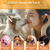 Extra-Long Double-Tipped Cotton Swabs for Pet Ear Care