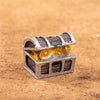 Mini Aquarium Treasure Chest Resin Ornament