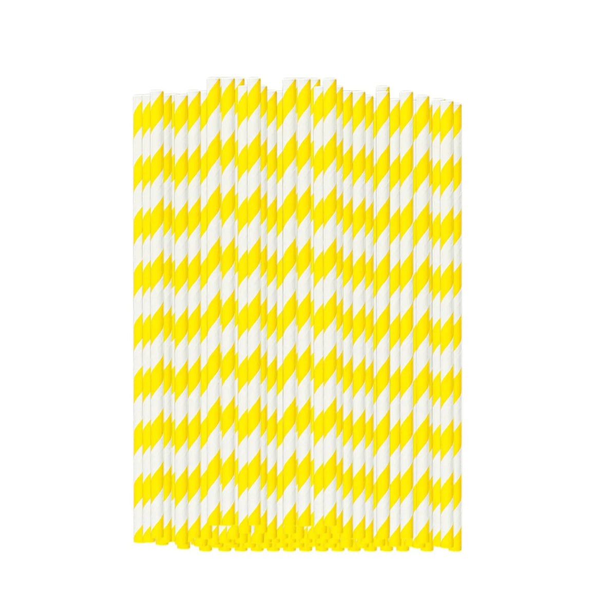 Biodegradable Paper Straws (100 Pack) for Parties and Everyday Drinks
