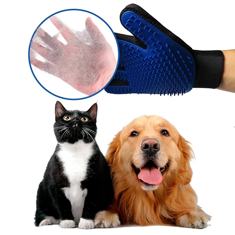 Silikon-Pflegehandschuhe für Katzen und Hunde