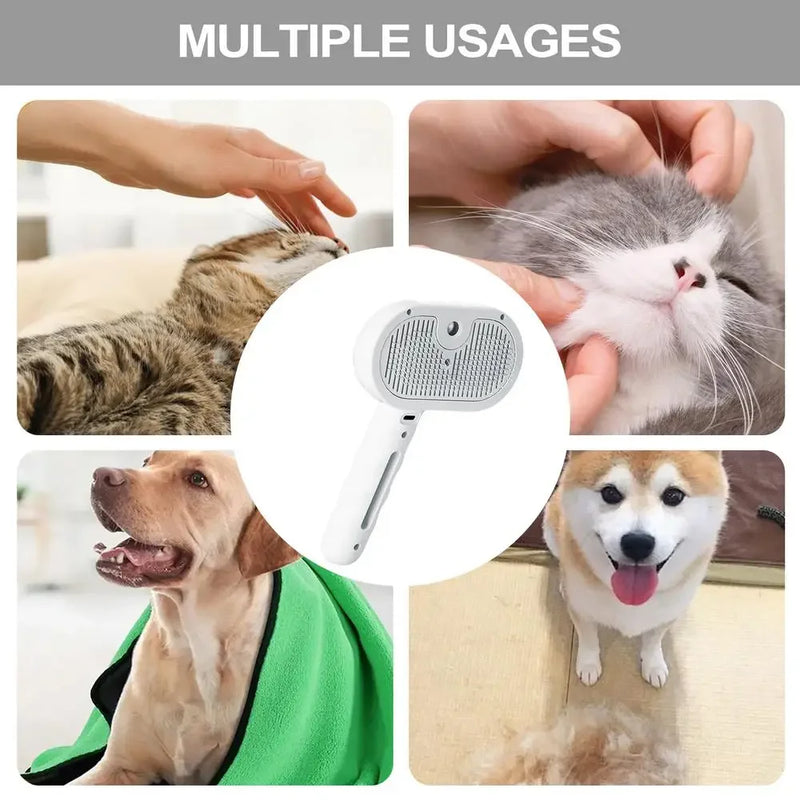 Dampfbürste für Katzen und Hunde