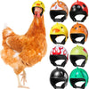 Adjustable Protective Helmet for Chickens and Poultry