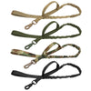 Tactical Dog Leash with Dual Handles and Shock-Absorbing Bungee