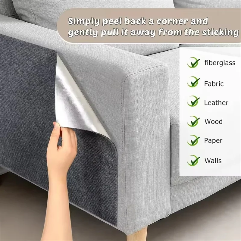Tapis Protecteur Anti-Griffes Auto-Accrochant pour Chats