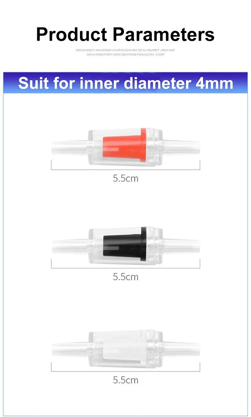 Rückschlagventil für Aquarium-Luftpumpe (10er-Pack)