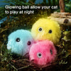Pelota Interactiva de Peluche para Gatos con Sonidos Realistas