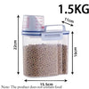Airtight Pet Food Storage Container with Measuring Cup