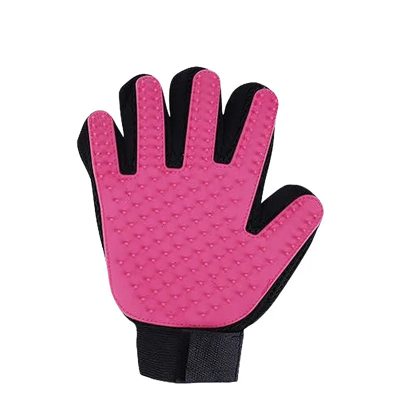 Gants de toilettage en silicone pour animaux