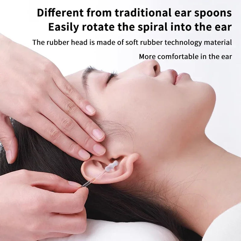 Reusable Earwax Removal Swabs with Adhesive Tips