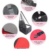 Foldable Car Dog Seat for Small Dogs – Portable Travel Booster with Safety Belt