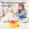 Yellow Duck-Shaped Interactive Treat Dispenser for Cats and Dogs