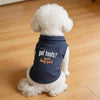 Blue Tibetan Print Polo Shirt for Dogs and Cats