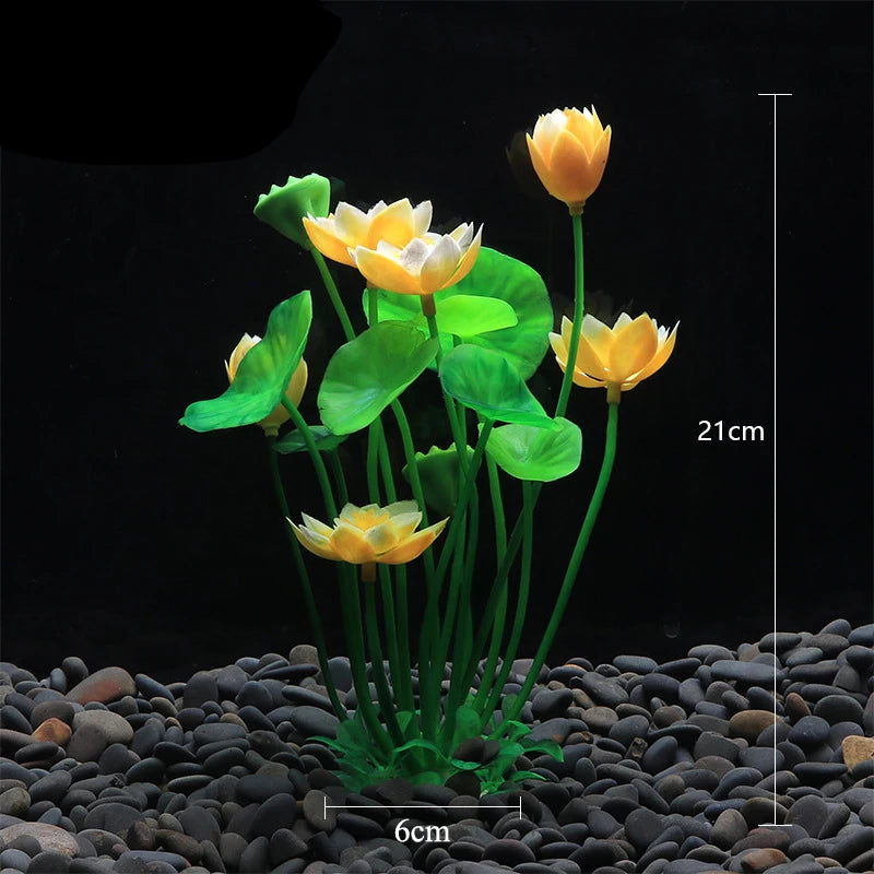 Realistic Artificial Aquarium Plants for Fish Tank Décor