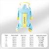 Small Dog Full-Body Raincoat with 4-Leg Coverage