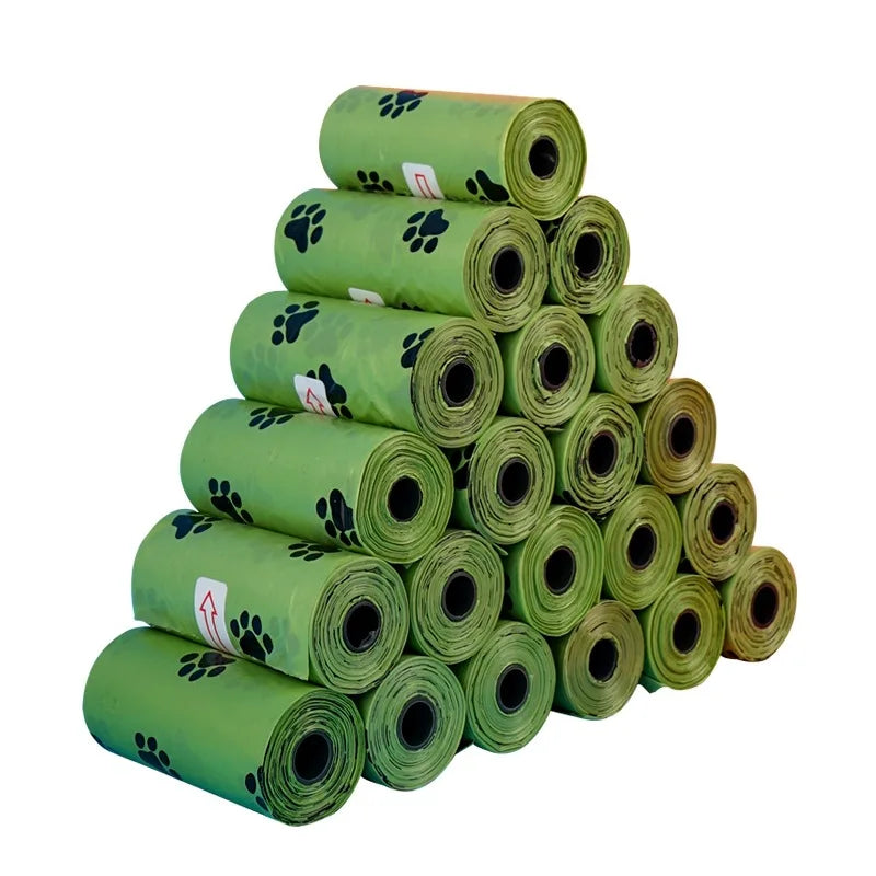 Eco-Friendly Biodegradable Dog Poop Bags with Dispenser