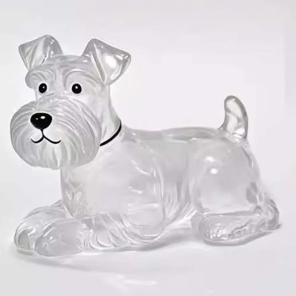 Cartoon Dog Transparent Acrylic Keychain