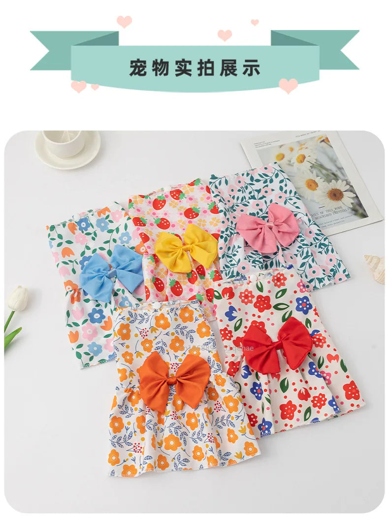 Flower Princess Dress for Small Dogs