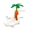 Tropical Bird Play Perch with Swing Balls