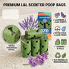 Lavender Scented Biodegradable Dog Poop Bags (120 Count)