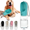 Portable Leakproof Dog Water Bottle with Built-In Drinking Bowl