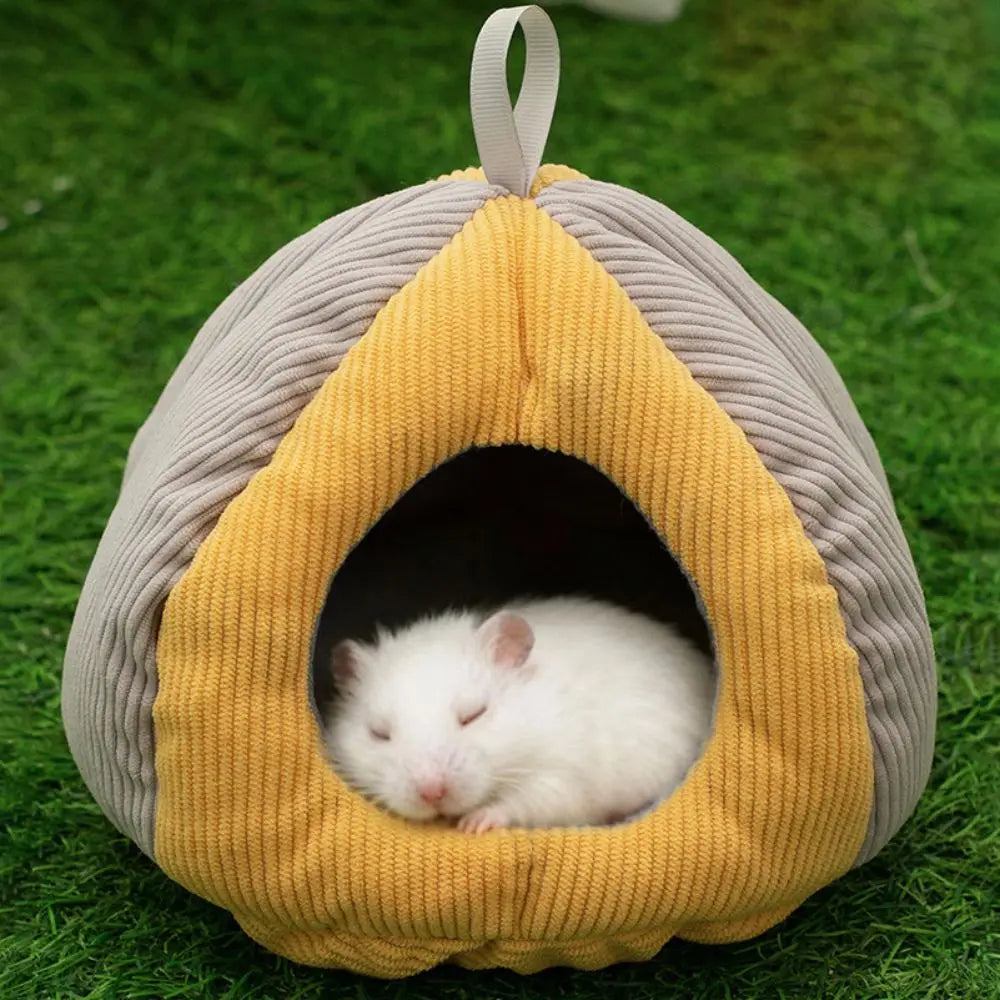 Cozy Plush Hanging Nest Bed for Small Pets