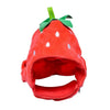 Fruit-Shaped Plush Pet Hat for Cats and Small Dogs