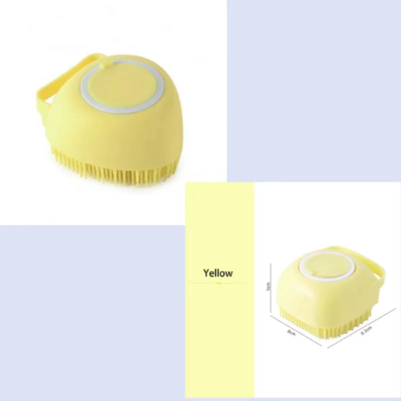 Silicone Pet Bath Massage Glove for Dogs and Cats