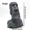 Moai-Resin-Aquariumstatue von der Osterinsel