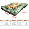 Winter Warm Corduroy Dog Bed - Detachable Washable Mat