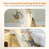 Compact Cat Tree Tower with Sisal Scratching Posts and Cozy Perches