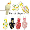 Couch-culotte pour Perruche avec Nœud Papillon - Combinaison Colorée pour Oiseaux