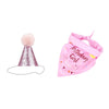 Pet Birthday Celebration Set with Hat Bandana and Bow Tie