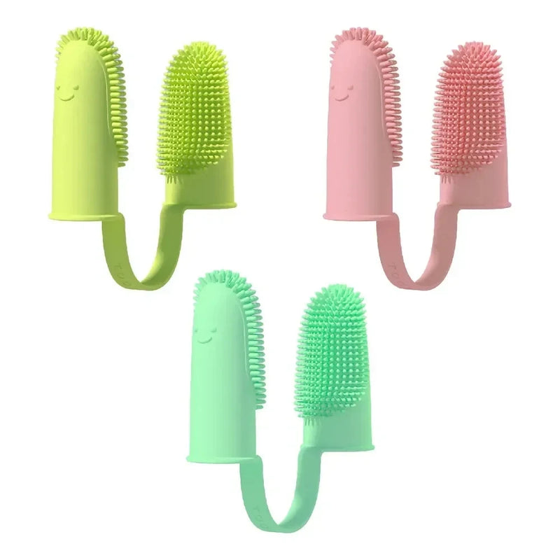 Brosse à dents deux doigts pour chiens et chats