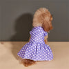 Polka Dot Dog Skirt Dress for Small Breeds
