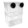 Acrylic Fish Breeding Isolation Box with Double Compartments