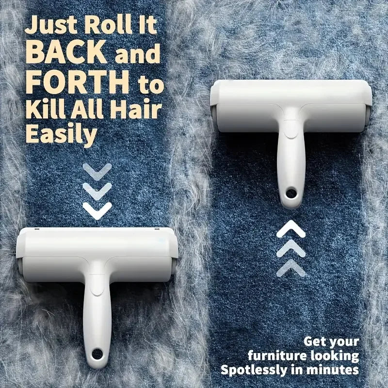 Self-Cleaning Pet Hair Removal Mitts & Rollers Set