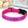 Personalisierte bestickte Nylon-Hundehalsband