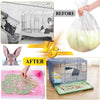 Disposable Clear Plastic Cage Liners for Small Pets (50-Pack)