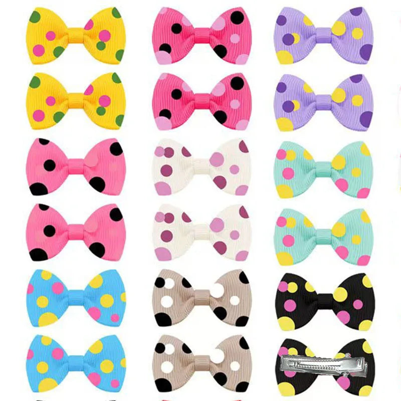 Pet Hair Bow Clips for Dogs and Cats