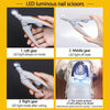 مقص أظافر الحيوانات الأليفة بإضاءة LED
